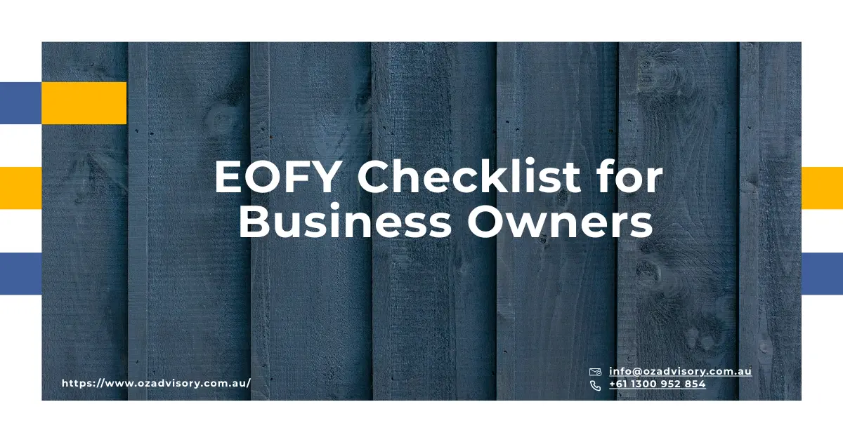 EOFY Checklist